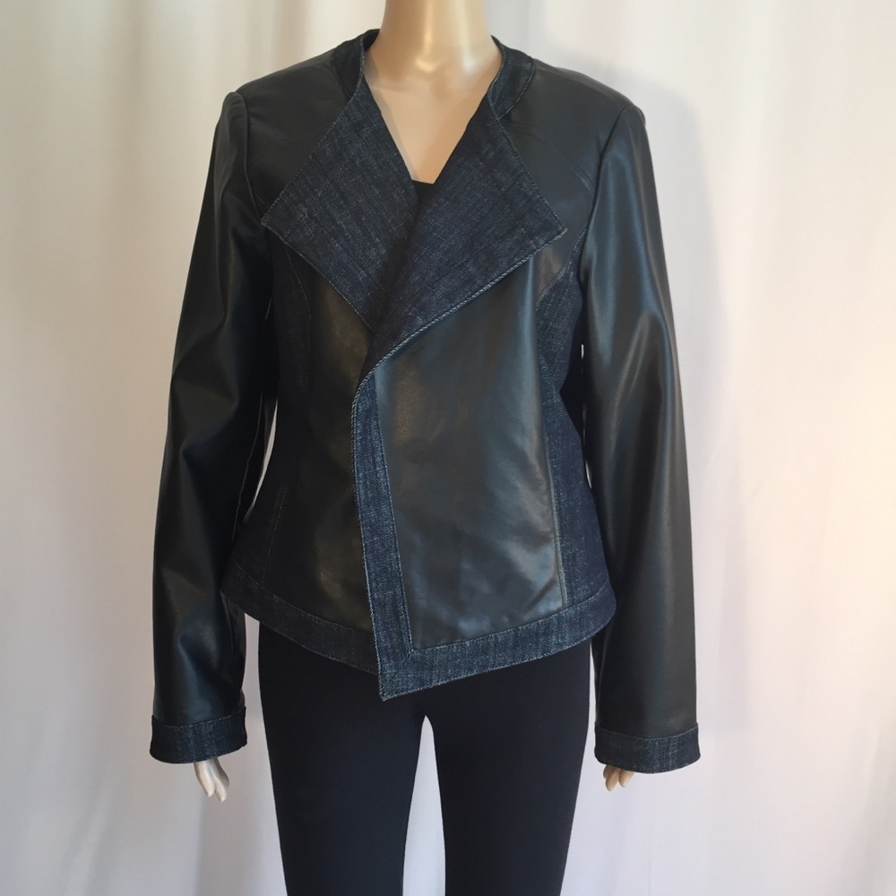 INC International Concepts Faux Leather Jacket